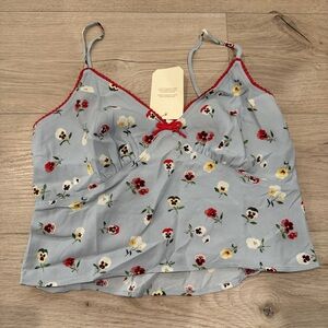 NWT Gap x DOEN Floral Slip Cami Top